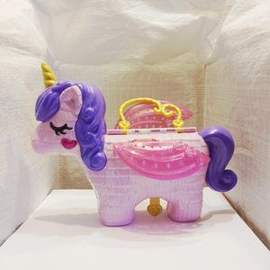 Polly Pocket Unicorn Party Surprise Playset, no accessories, shell only